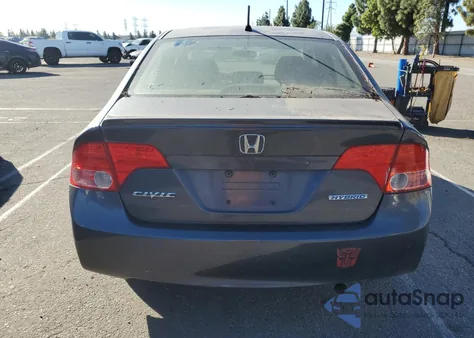 2007 Honda Civic Hybrid z USA, uszkodzony, nr VIN JHMFA36277S021359
